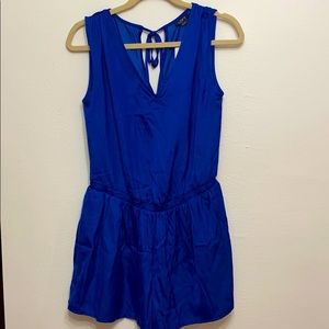 Ann Taylor Royal Blue Romper